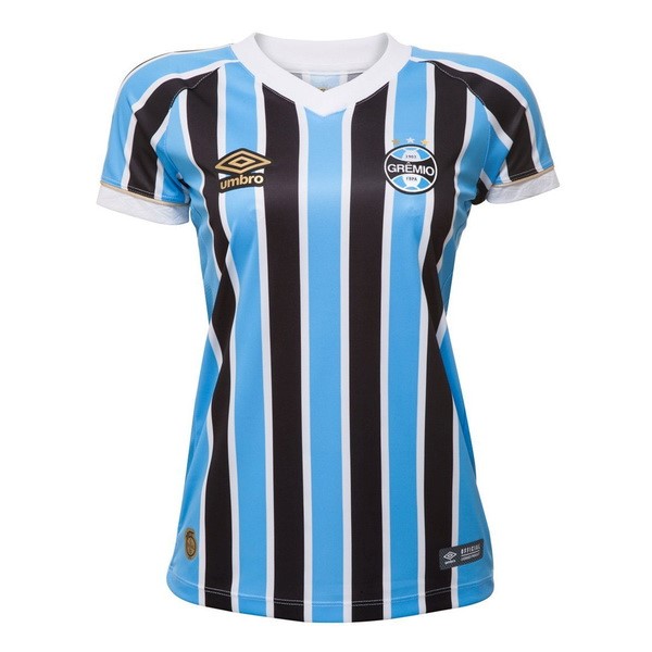 Camiseta Grêmio FBPA Replica Primera Ropa Mujer 2018/19 Azul